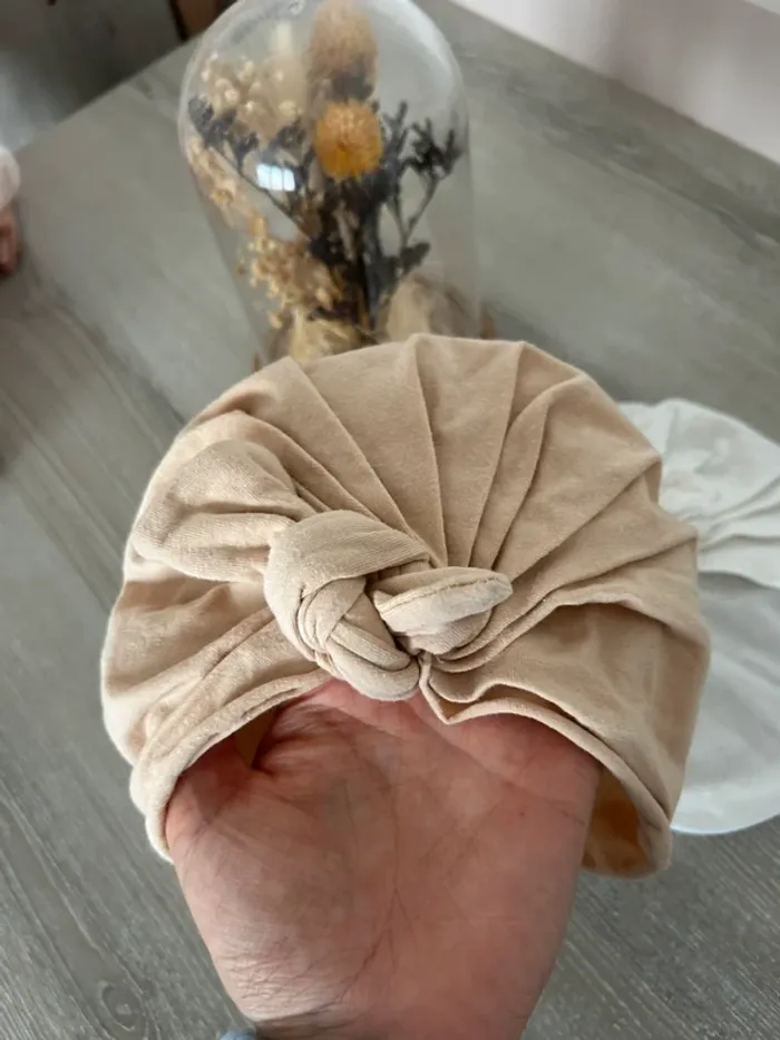 Lot de 2 Turbans bébé fille - photo numéro 3