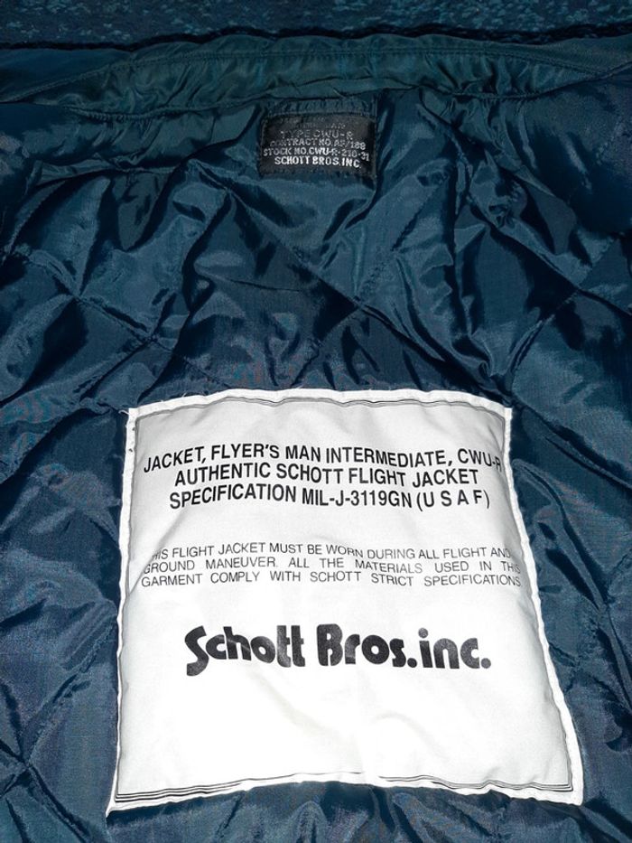 Manteau schott homme taille L type Bombers - photo numéro 2