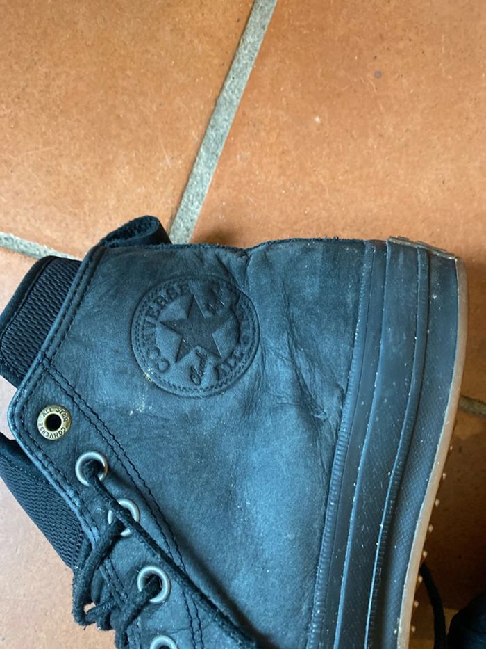 Converse haute noire - photo numéro 3