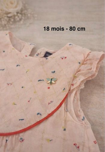 Robe rose poudrée légère — très bon état 