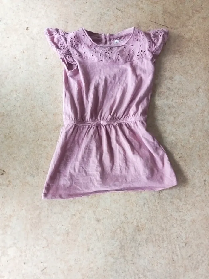 Robe broderie 3ans fille Vertbaudet