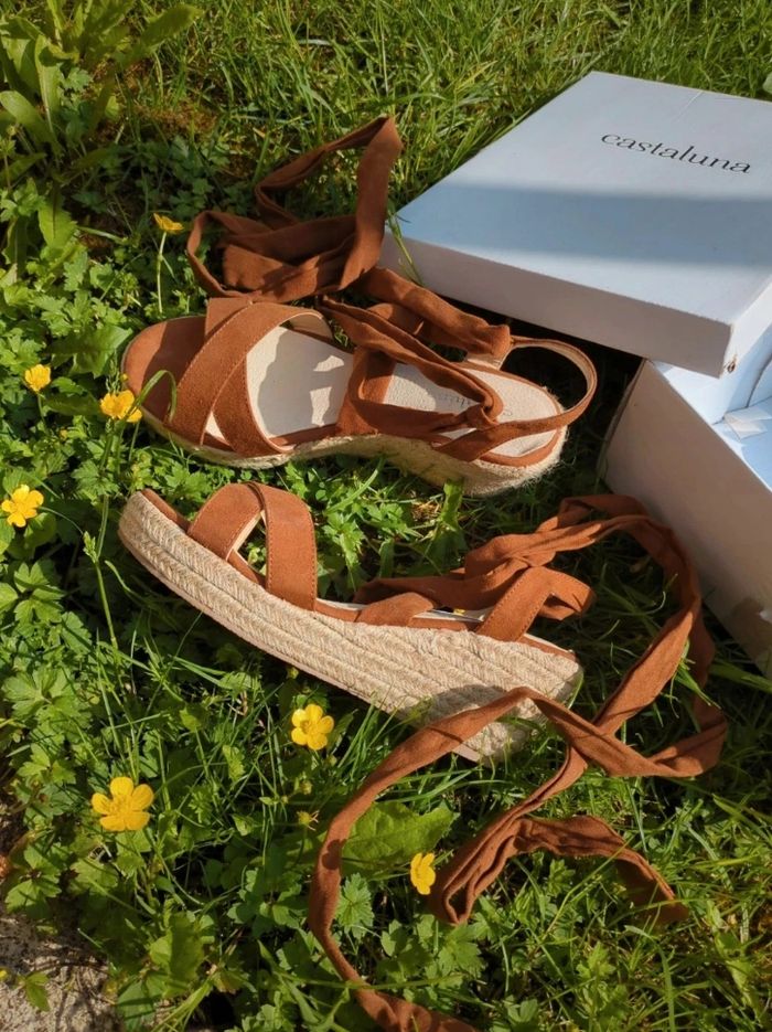 Espadrilles compensées castaluna - photo numéro 2