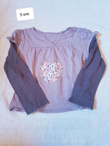 T-shirt vertbaudet 5 ans