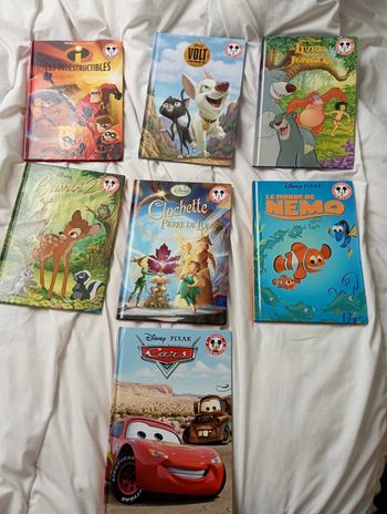 Lot 7 livres Disney 10€