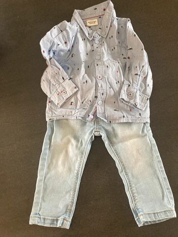Ensemble jean et chemise de noël