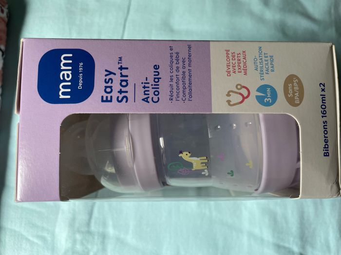 2 Biberons mam anti coliques 0+ - photo numéro 2