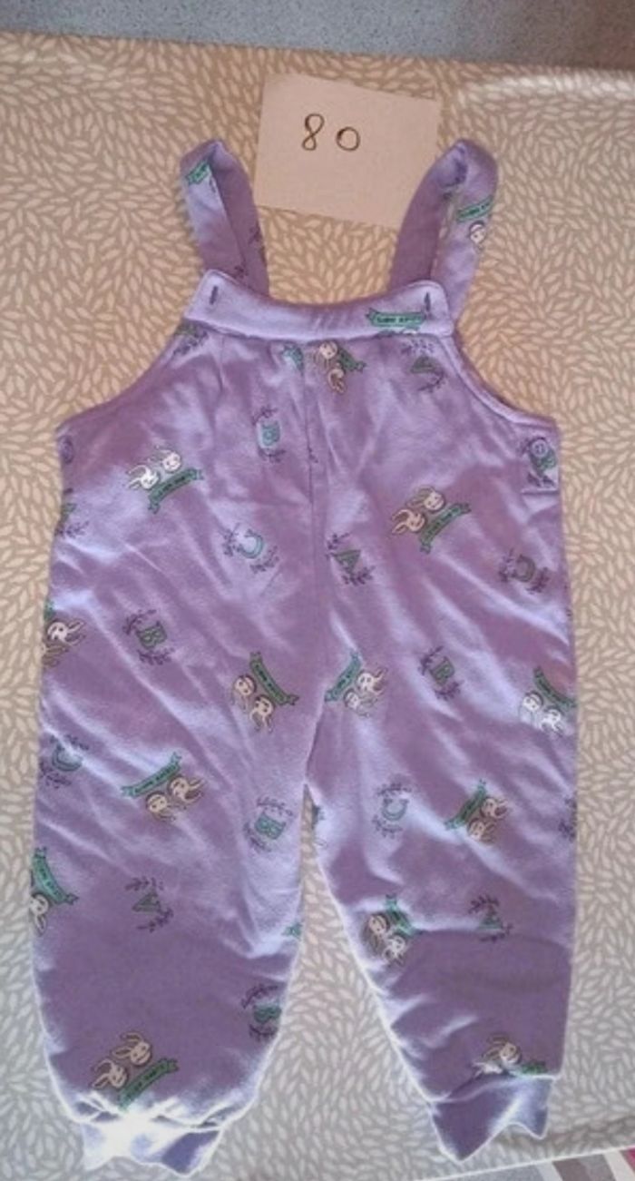 Ensemble salopette gilet chaud 80 - photo numéro 3