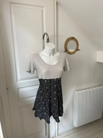 Robe bi-matière
