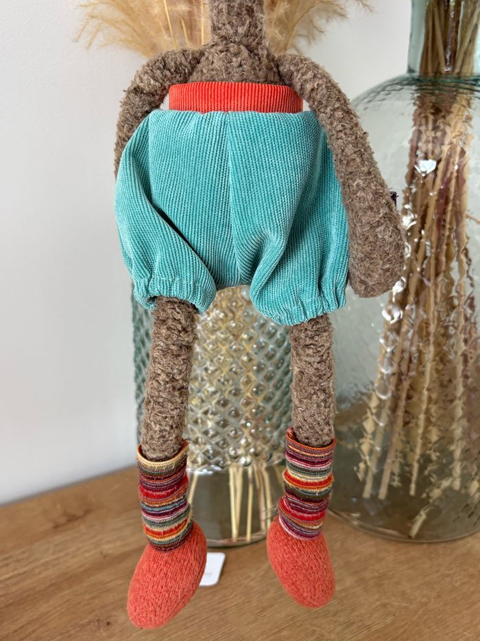 Doudou peluche souris au fond de la cour - photo numéro 4