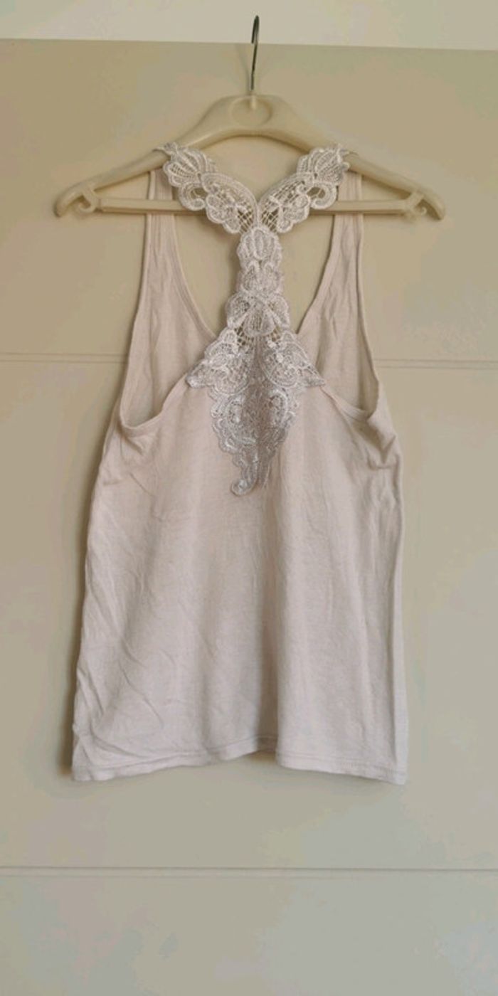 Débardeur dentelle blanche - photo numéro 2
