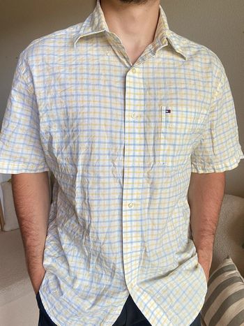 Chemise manches courtes à carreaux -taille M - Tommy Hilfiger 👔