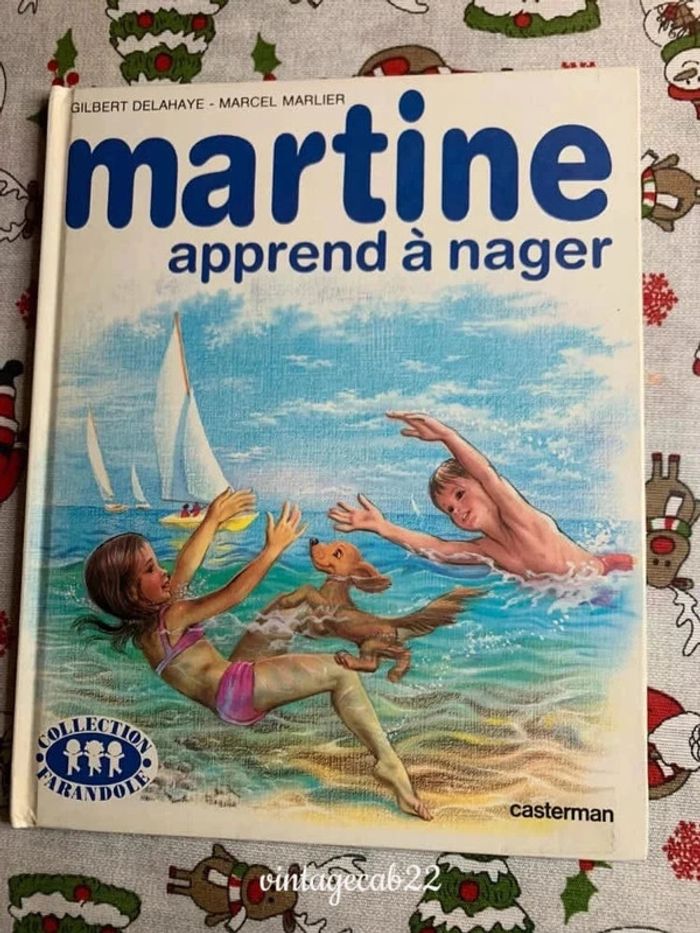 Livre Martine apprend à nager