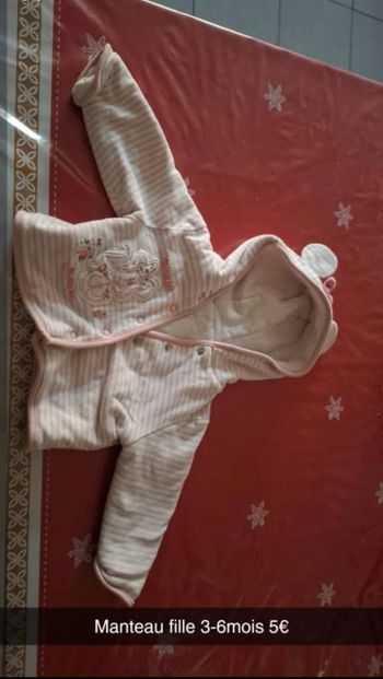 Manteau fille 3-6mois
