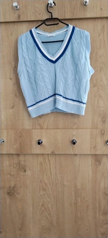 Pull sans manches bleu Cache cache TM