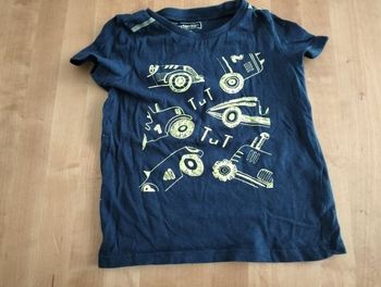T-shirt manches courtes bleu (98 cm)
