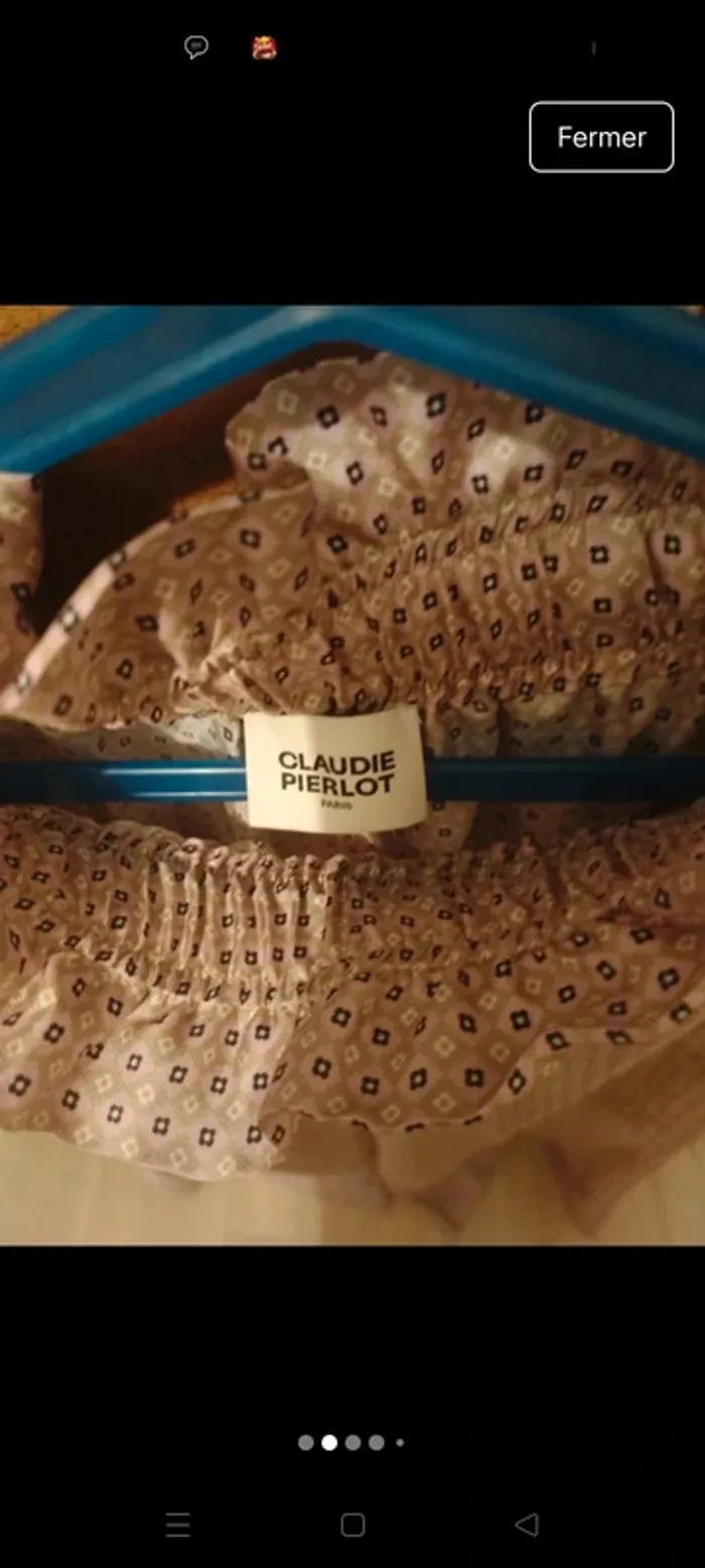 Pantalon ample Claudie Pierlot 100% soie - photo numéro 2