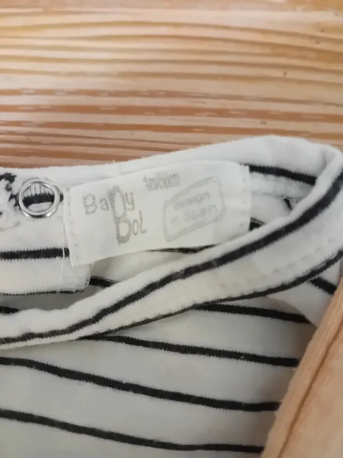 Lot de vêtements barboteuse bébé en coton Babybol - photo numéro 9