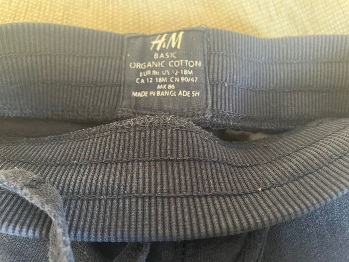 Pantalon garçon bleu H&M 12 mois - photo numéro 2