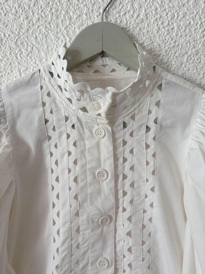 Blouse Antik Batik Malia blanche / taille XS - photo numéro 3