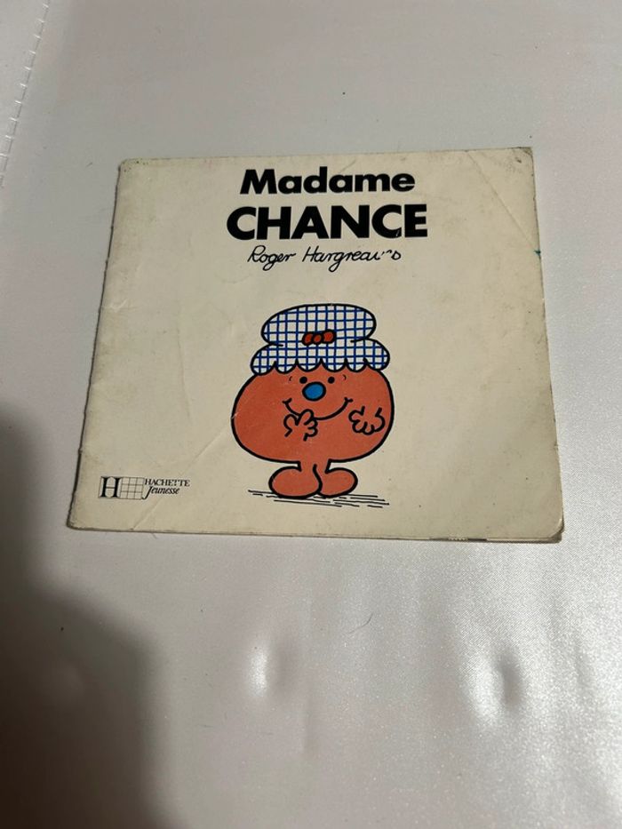 Livre Monsieur madame années 90. Mme chance