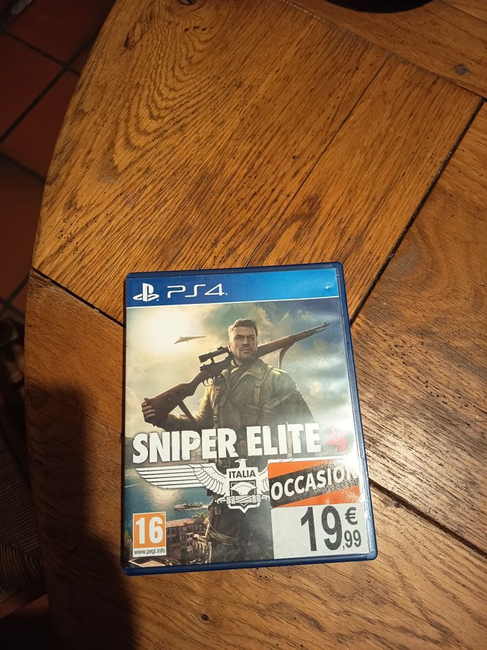Jeu PS4 sniper elite 4
