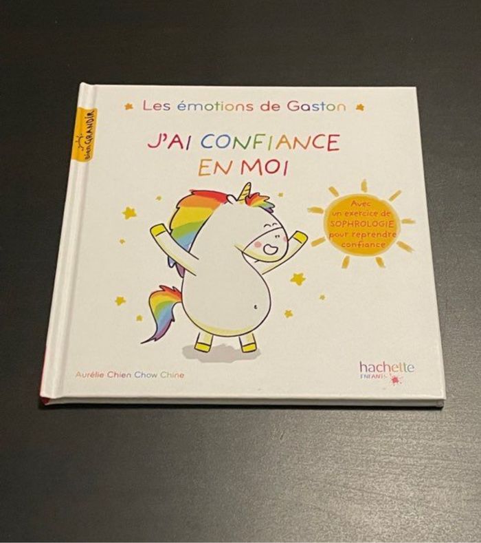 Livre les emotions de Gaston j’ai confiance en moi