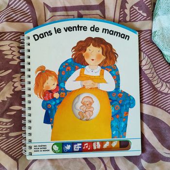 Dans le ventre de maman - Livre cartonné