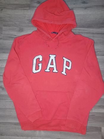 Sweat à capuche GAP rouge Taille L Homme