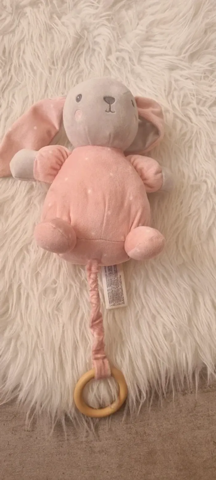 Peluche musicale lapin - photo numéro 3