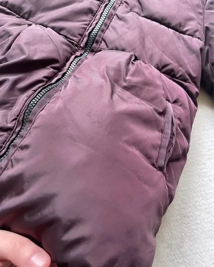 Manteau à capuche couleur prune 36 mois - Jacadi - photo numéro 7