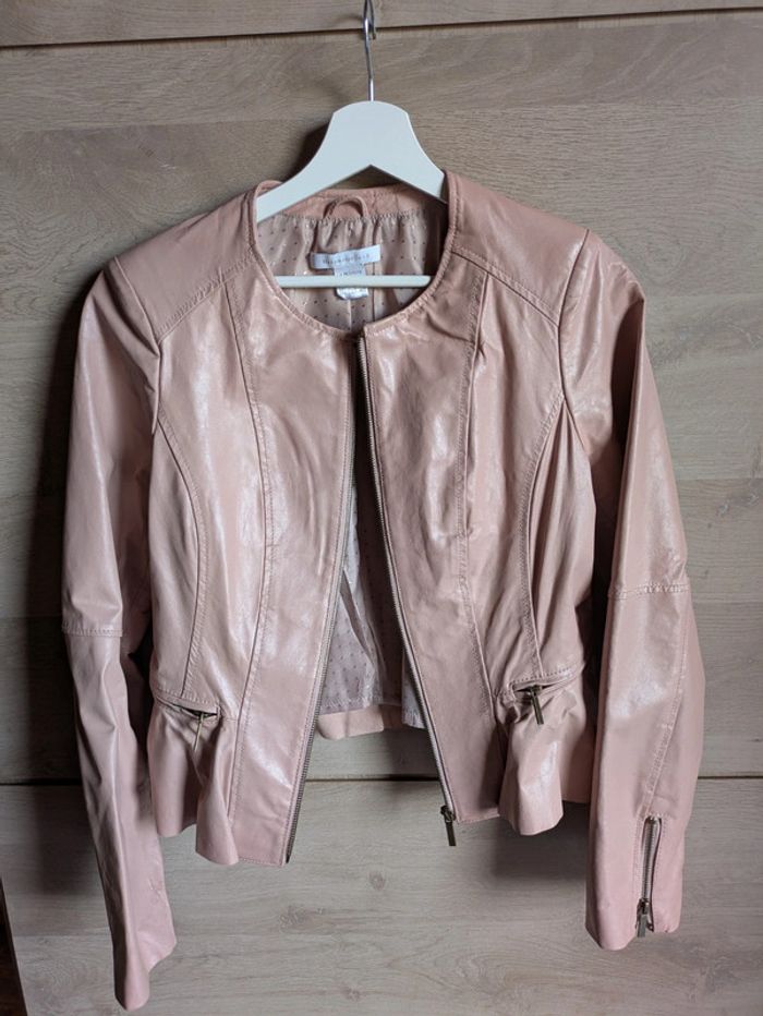 Veste en cuir Mademoiselle R La redoute