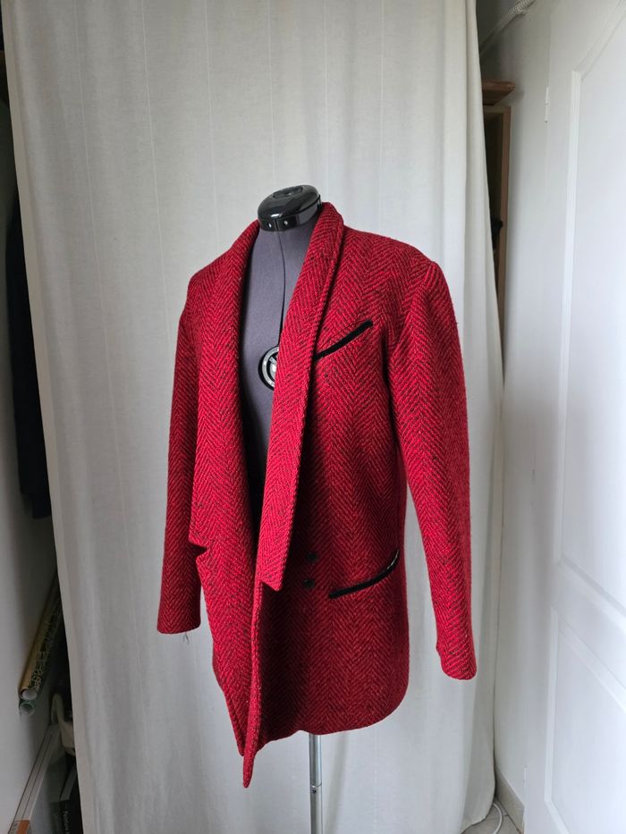 Veste rouge vintage - photo numéro 2