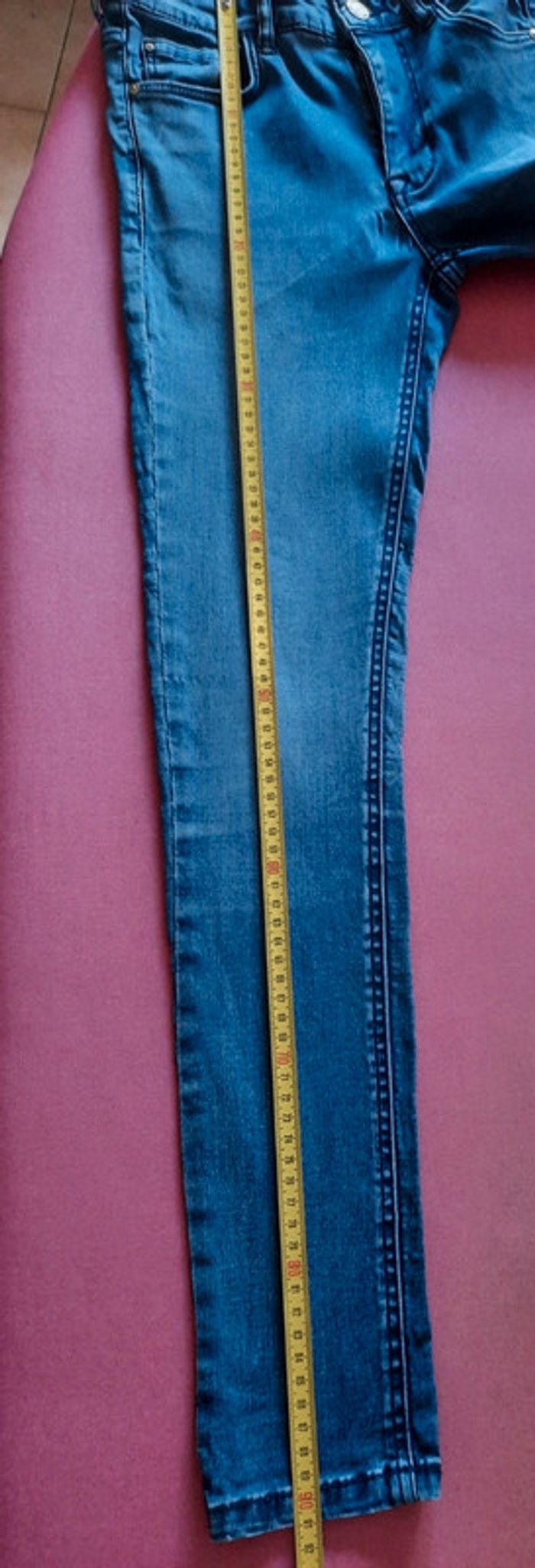 Jean bleu Mango taille 32 - photo numéro 6