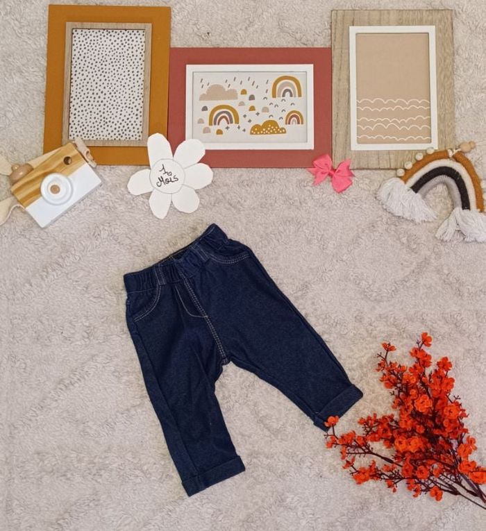 Legging jeans bébé 1 mois 🌸