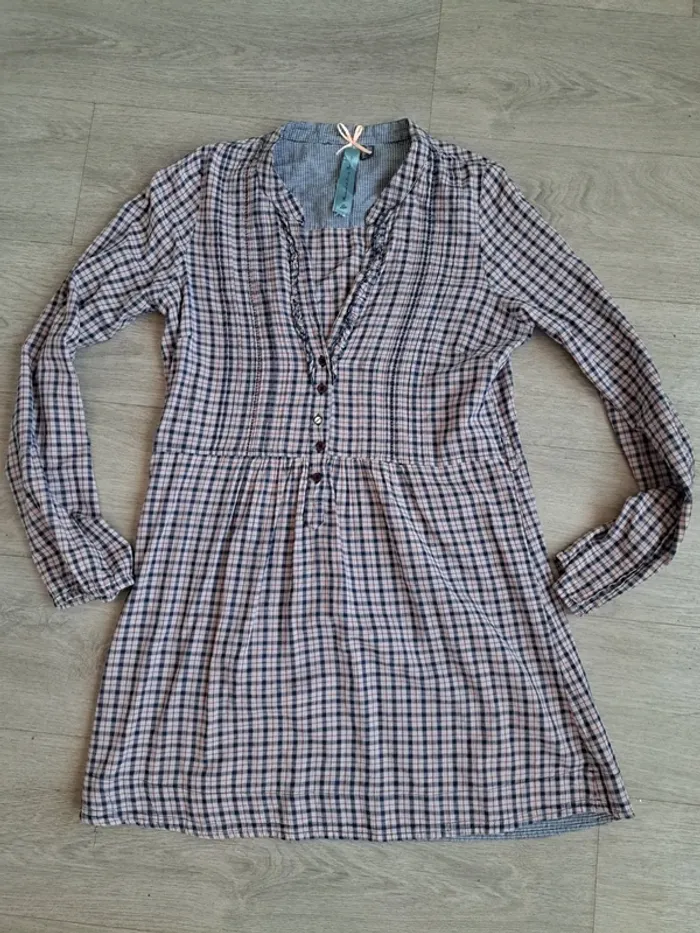 Robe longue manche