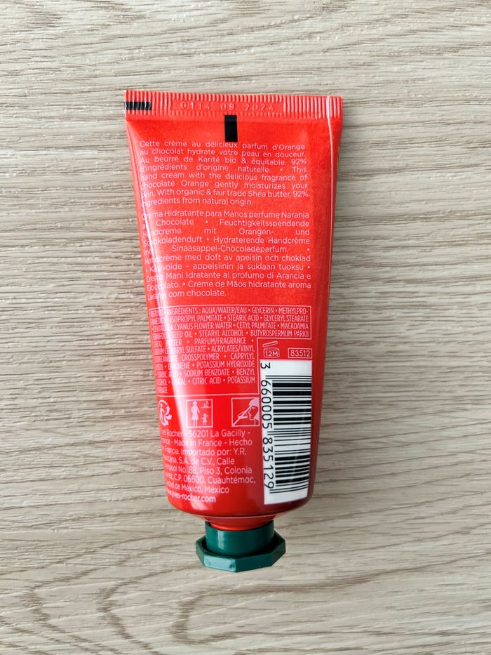 Crème Mains « Orange Fondante » 50 Ml YVES ROCHER Neuve - photo numéro 2