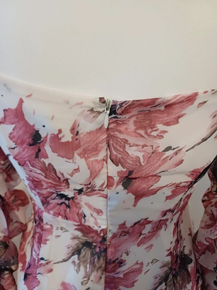 Robe froncée fleurie Missguided taille XS 34 - photo numéro 7