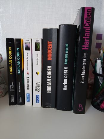 Lot de 7 livres d'Harlan Coben