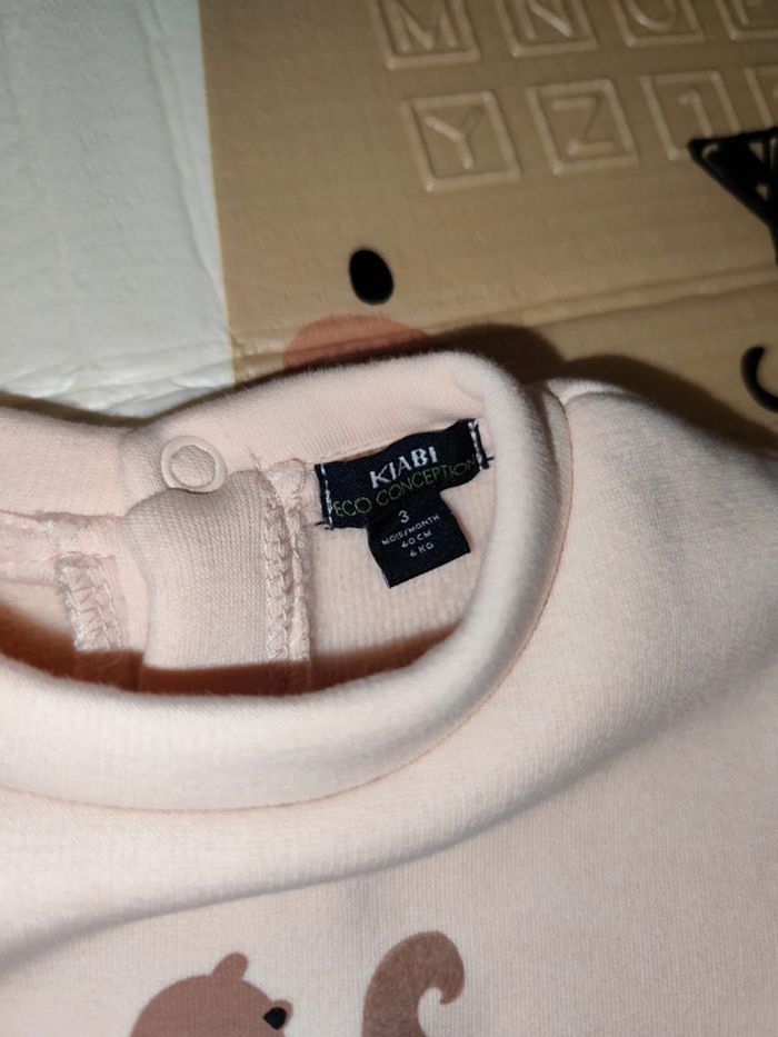 Pull molletonné Kiabi 3 mois - photo numéro 3