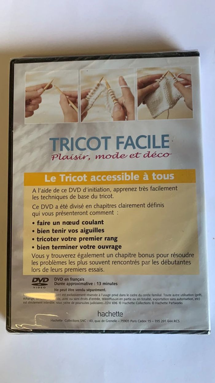 DVD tricot facile - photo numéro 2