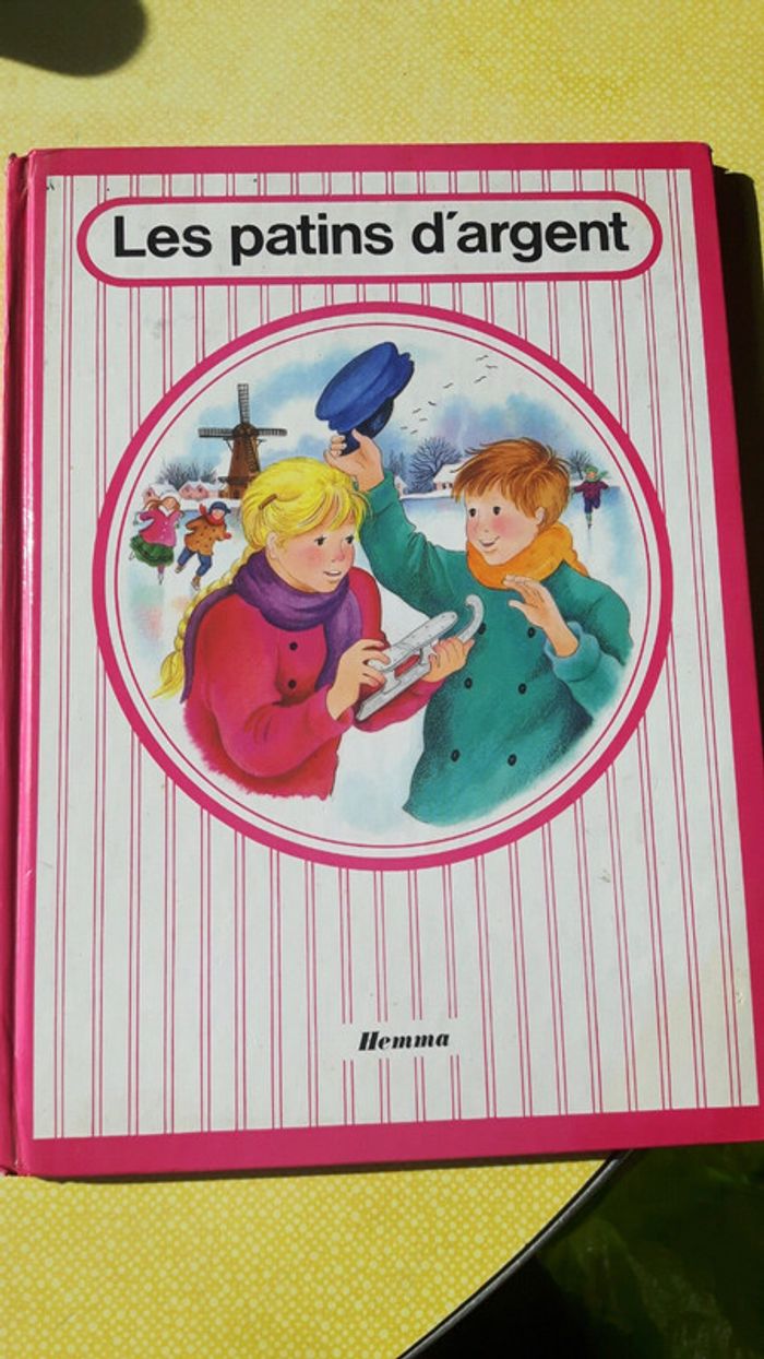 Livre Les patins D'argent vintage