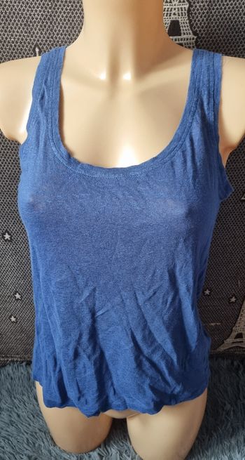 Débardeur bleu 38-40