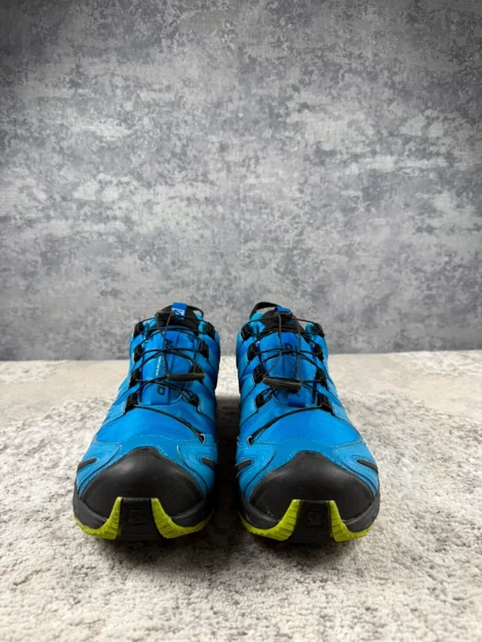 Salomon XA Pro 3D Gore-Tex - Trekking Shoes - Blue & Yellow - photo numéro 2
