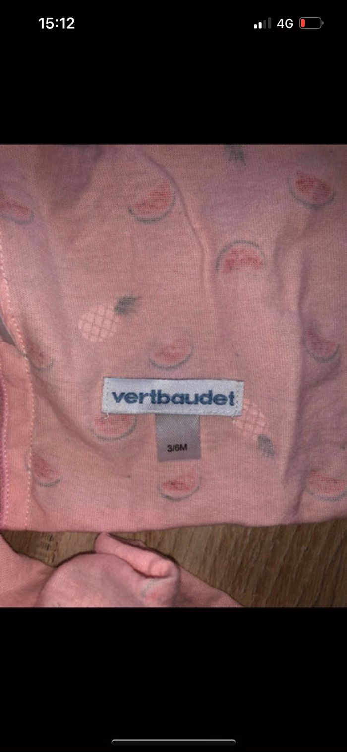 Tour de cou vertbaudet rose - photo numéro 2