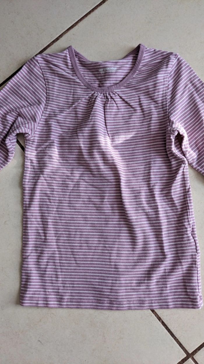 Lot de 2 t-shirts fille 6 ans - photo numéro 3