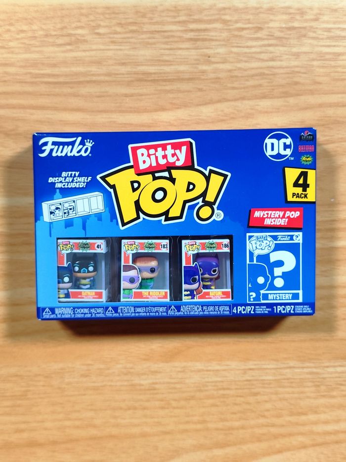 Boîte 4 Funko Bitty Pop! - DC Comics - Batman, The Riddler & Batgirl - photo numéro 1