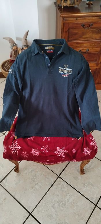 Polo manches longues Passenger's. Taille S. Neuf