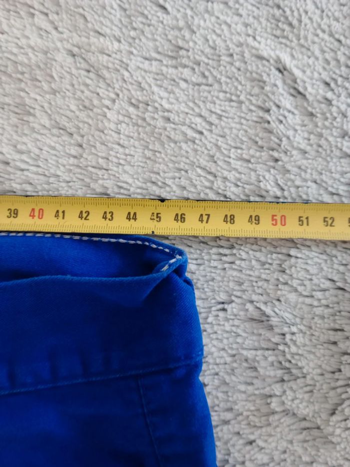 Bermuda homme 46 bleu électrique c85 - photo numéro 5