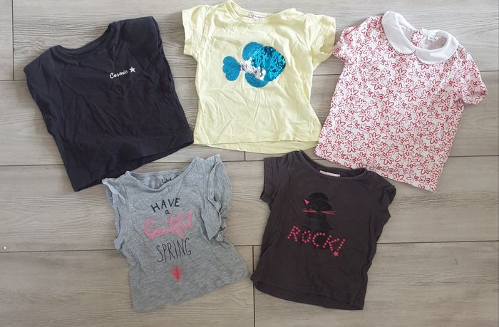 Lot T-Shirt Fille 3 Ans