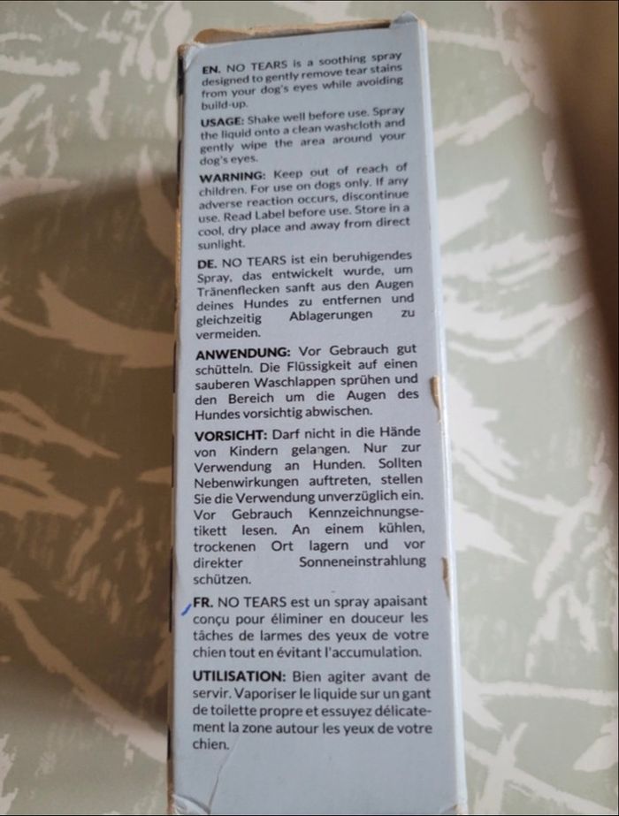 Spray apaisant pour les yeux des chiens 100ml - photo numéro 4